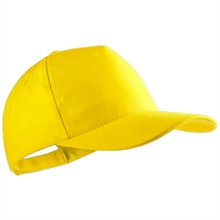 Gorra 5 paneles americana amarilla | gorras