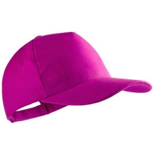 Gorra rosa fucsia algodón peñas serigrafía | gorras